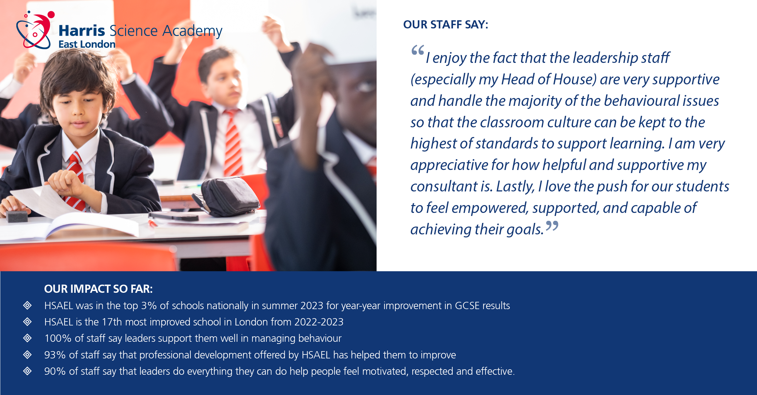 HSAEL staff testimonial